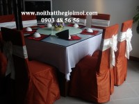 Cung cấp áo phủ ghế nhà hàng giá rẻ tại Hà Nội
