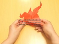 Cách gấp origami hình con rồng