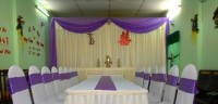 Trang trí không gian tiệc cưới với các tông màu đa dạng
