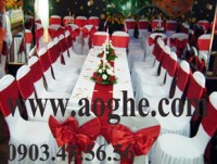 Nhận cung cấp áo phủ ghế cho tiệc cưới